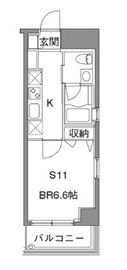 カスタリア中目黒 511 間取り図