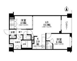 クレアホームズ新宿百人町 3階 間取り図