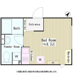 ラピス白金高輪 203 間取り図