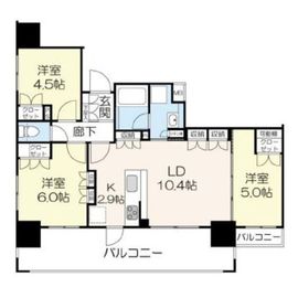 パレステージ秋葉原 8階 間取り図