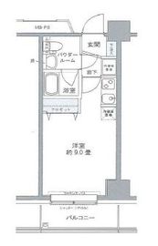 プライムアーバン豊洲 107 間取り図