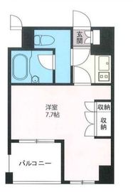 エスティメゾン浅草駒形 605 間取り図