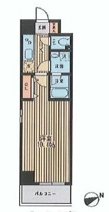 エスティメゾン秋葉原 806 間取り図