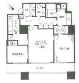 銀座タワー 12階 間取り図