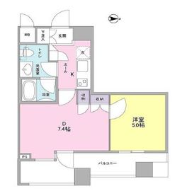 ラクラス新中野 506 間取り図