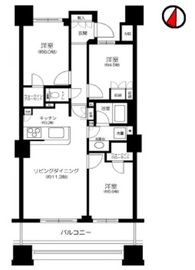 上池袋タワーレジデンス 18階 間取り図