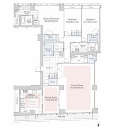 ラ・トゥール代官山 F404 間取り図