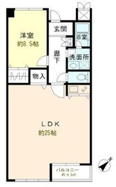 グランマルジュ市ヶ谷 101 間取り図