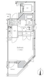 フトゥールス南麻布 404 間取り図