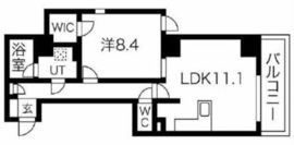 メトロフロント神田 1005 間取り図