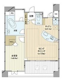 グランシティ祐天寺 4階 間取り図