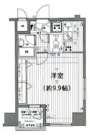 グランド・ガーラ麻布十番 8階 間取り図