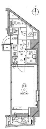 リクレイシア西麻布 2-303 間取り図