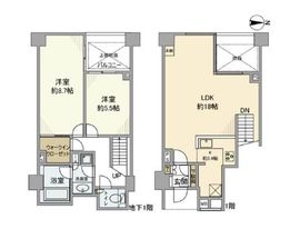 オープンレジデンス高輪台 2階 間取り図
