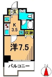 プライマル大井仙台坂 907 間取り図
