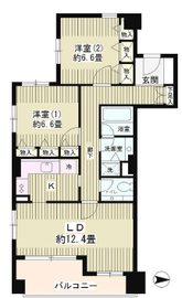 ATホームズ六本木 403 間取り図