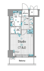 グランド・ガーラ銀座 3階 間取り図