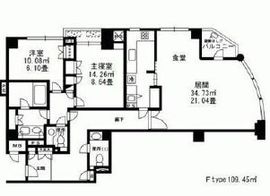 原宿グランドヒルズ 3階 間取り図