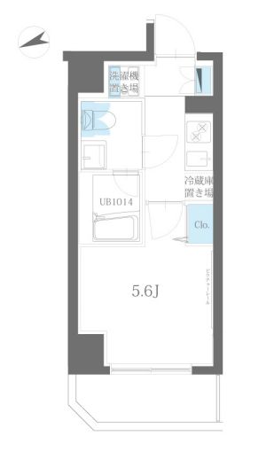 ハーモニーレジデンス品川WEST 11階 間取り図