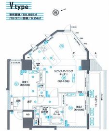 ZOOM駒込 10階 間取り図