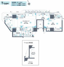 ZOOM駒込 12階 間取り図