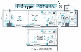 ZOOM駒込 2階 間取り図