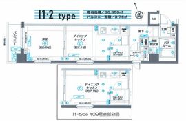 ZOOM駒込 3階 間取り図