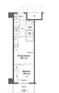グランハイツ高田馬場 204 間取り図