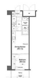 グランハイツ高田馬場 204 間取り図