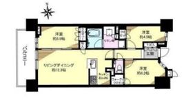 プラウド文京関口 3階 間取り図