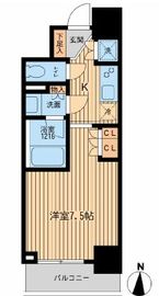 HF上野入谷レジデンス 202 間取り図