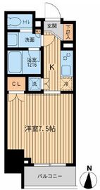 HF上野入谷レジデンス 201 間取り図