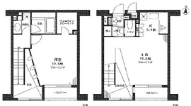 オーキッドレジデンス神楽坂 503 間取り図