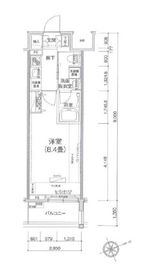 アイル芝浦東京ベイ 7階 間取り図