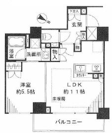 パークハウス目黒アーバンス 2階 間取り図