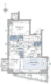 アトラス南麻布 6階 間取り図