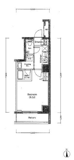 ボアビスタ門前仲町 401 間取り図