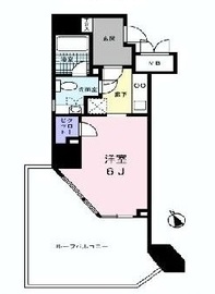 レジディア高輪桂坂 504 間取り図