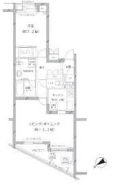 MFPRコート代官山 204 間取り図