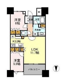 プレミスト北品川 3階 間取り図