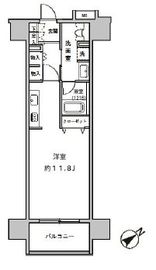 クリオ五反田 1303 間取り図