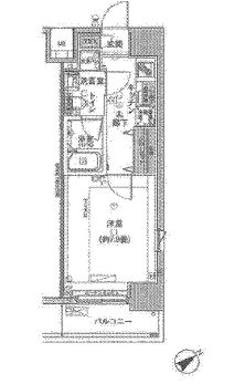 デュアレス愛宕虎ノ門 7階 間取り図