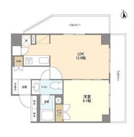 BPRレジデンス代々木 201 間取り図