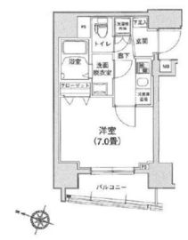 アイル文京白山 14階 間取り図