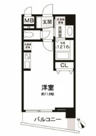 サンタグリュス武蔵小山 803 間取り図