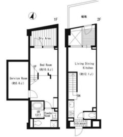 JMFレジデンス世田谷三宿 217 間取り図