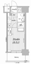 ガーラ・プレシャス品川 9階 間取り図