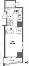 カスタリア森下2 803 間取り図