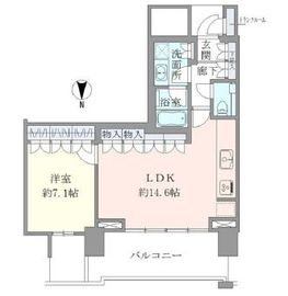 ベイズタワー＆ガーデン 23階 間取り図