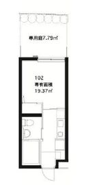 スペックハウス白金台 102 間取り図